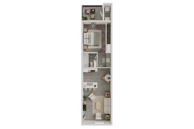SEVILLE - 560 SQ FT 20-142 floor plan